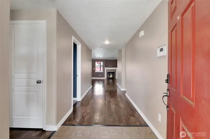 Step inside to fresh interior paint and trim.