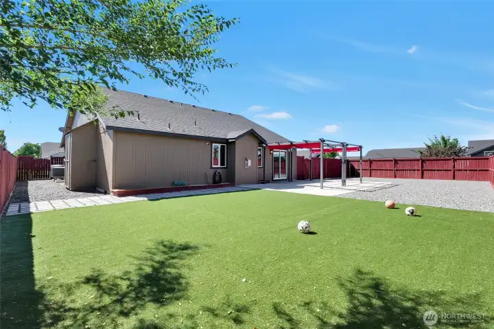 Low-maintenance exterior designed for easy living.