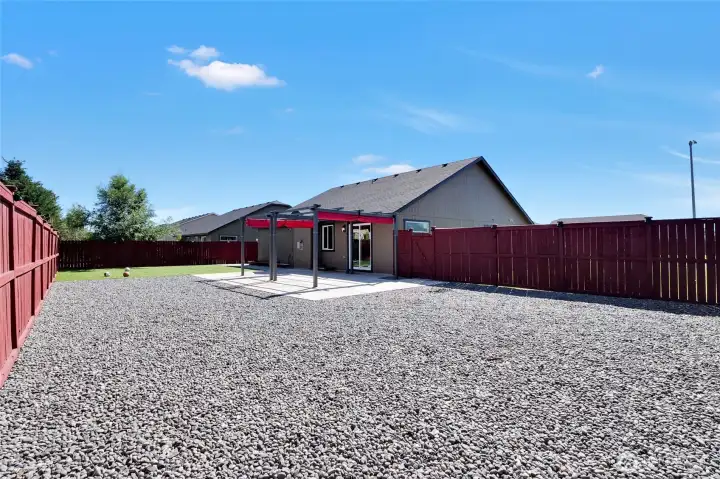 Corner lot offering additional outdoor space.