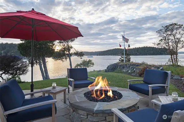 1 or 3 waterfront fire pits