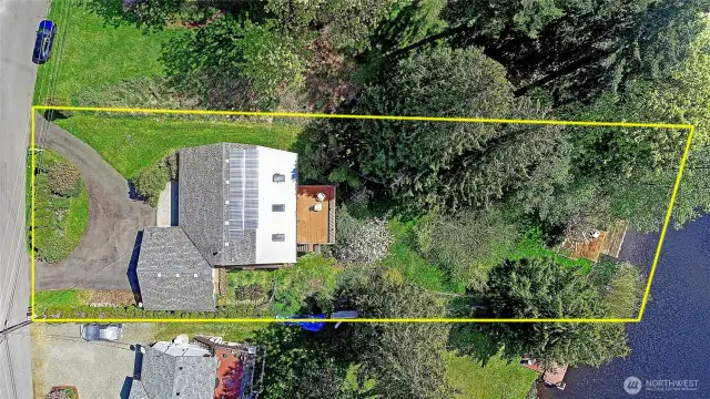Large Lot with 55ft of water front!