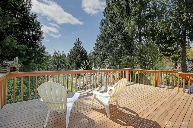 Enjoy the view from your deck!