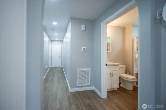 Wide hallway