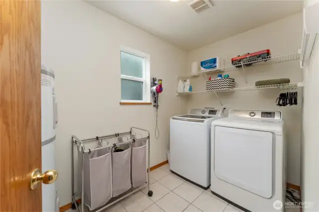 Main floor large utility/laundry room