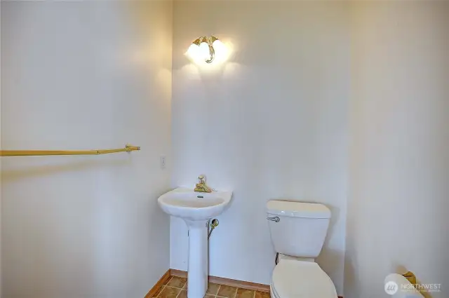 main level powder room