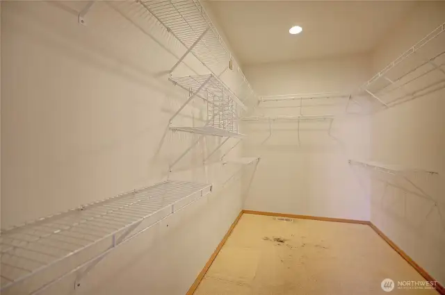 Secon large walk in closet in primary bedroom