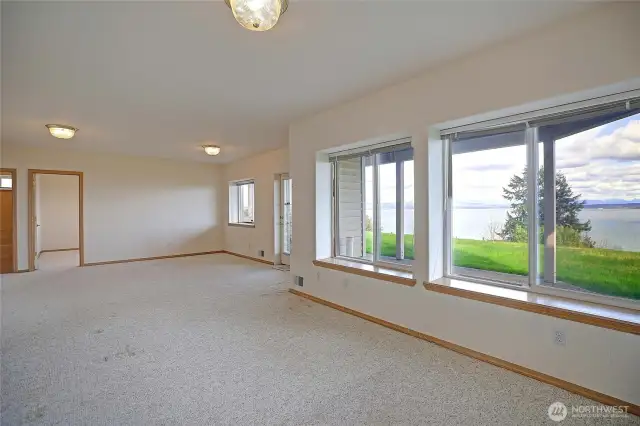 Lower level great room