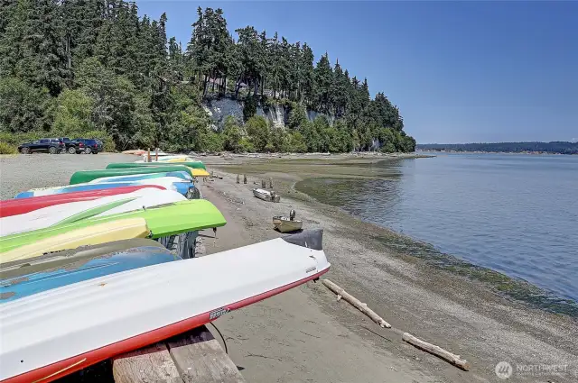 Boats and beach