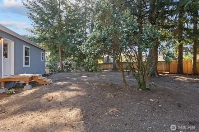 spacious backyard for your imagination!