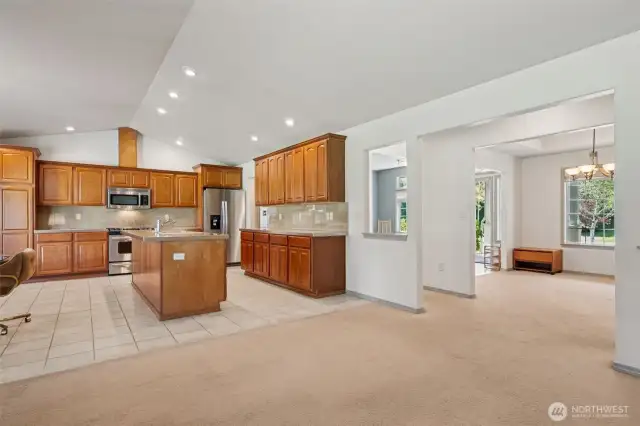 Kitchen Open to Great Room
