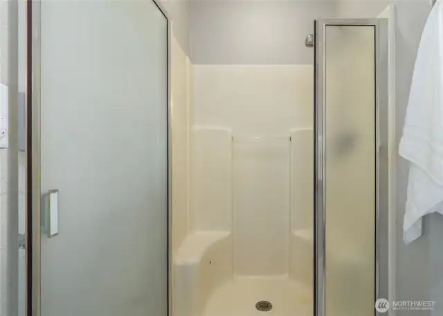 downstairs separate shower