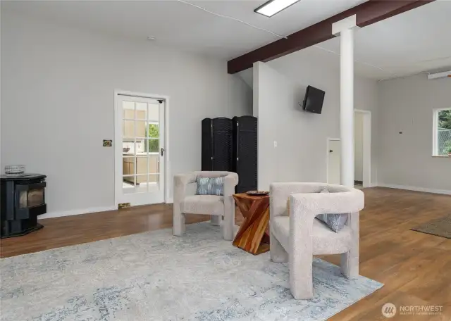 Open concept living space