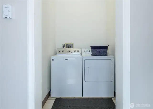 Laundry center downstairs