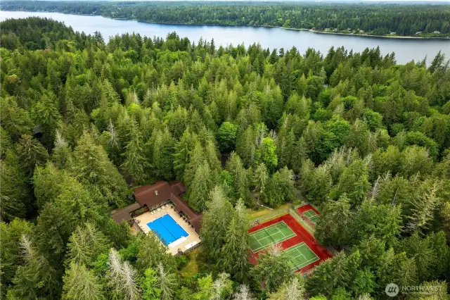 Pool & Tennis Court