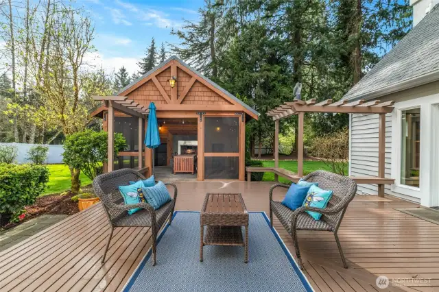 Outdoor Covered Lounge