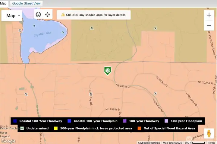 This illustrates  NOT IN A FLOOD ZONE