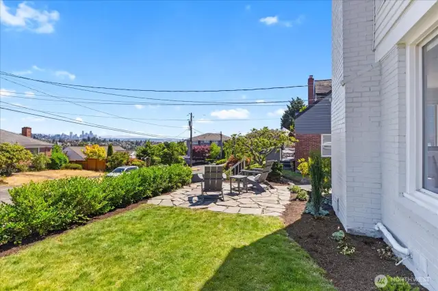 city view from front patio