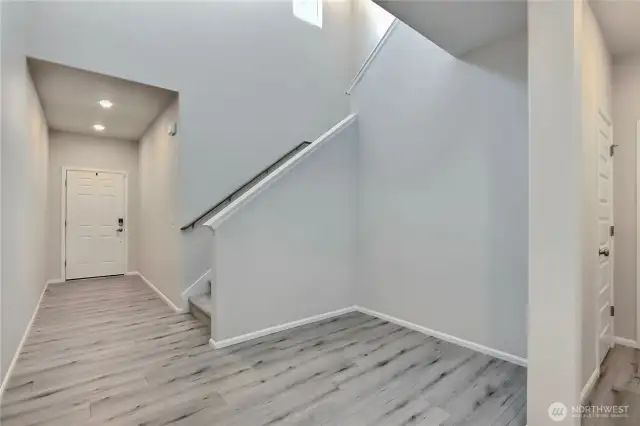 Entry and stair case area