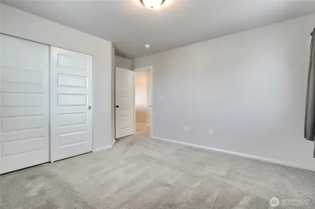 Front bedroom. There is a view of the mountain out of this room!