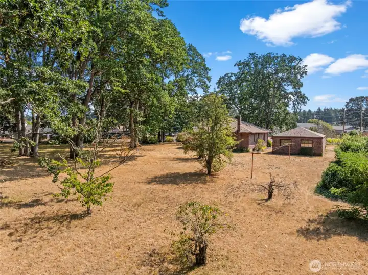 Home Sits on Front of Property