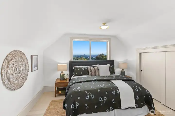 One of three spacious bedrooms on the 2nd level.