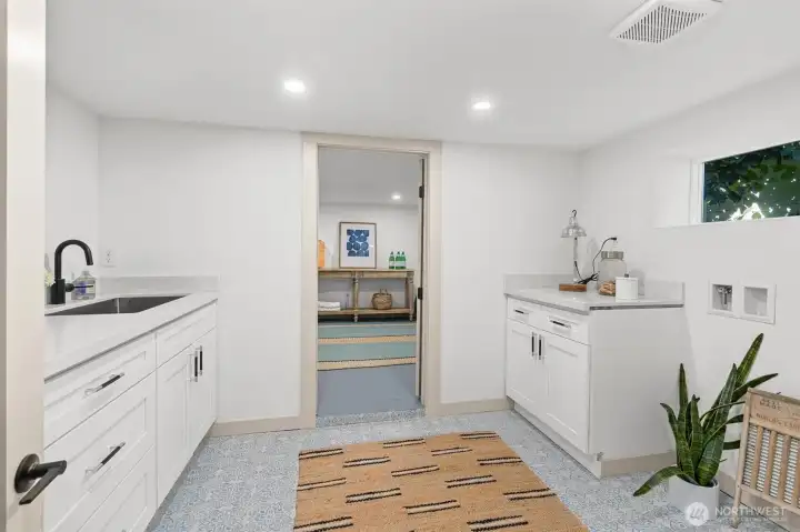 Laundry room.