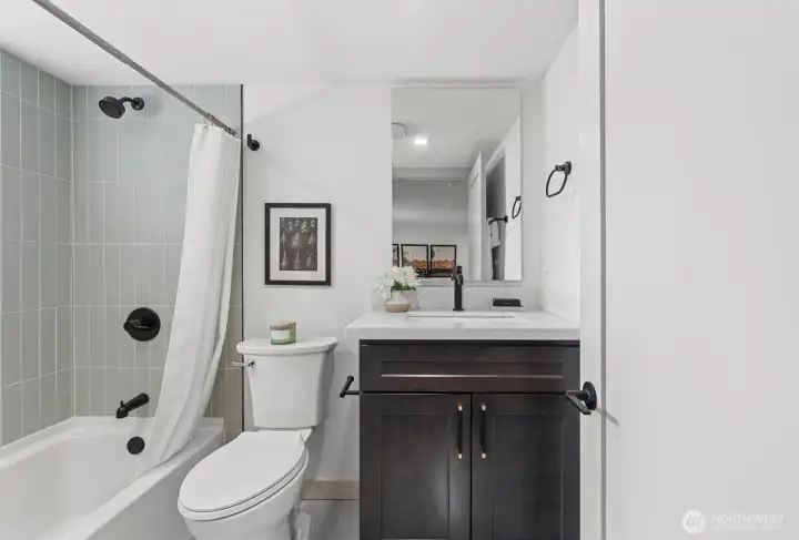Lower level Full Bath.