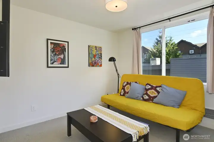 Two bedrooms and full bath on the second level.