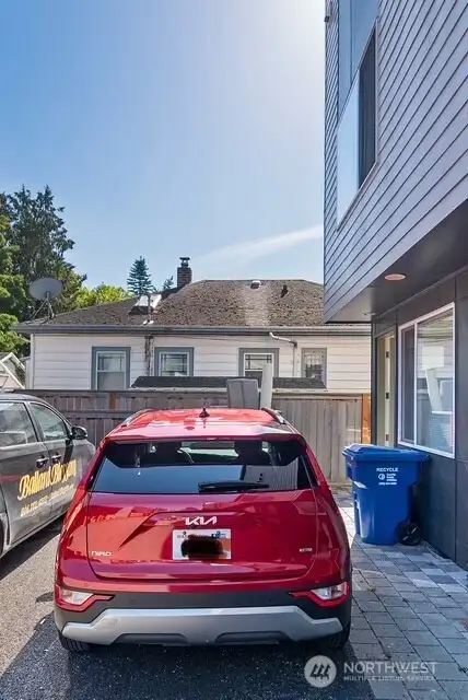 Parking spot right out your back door.