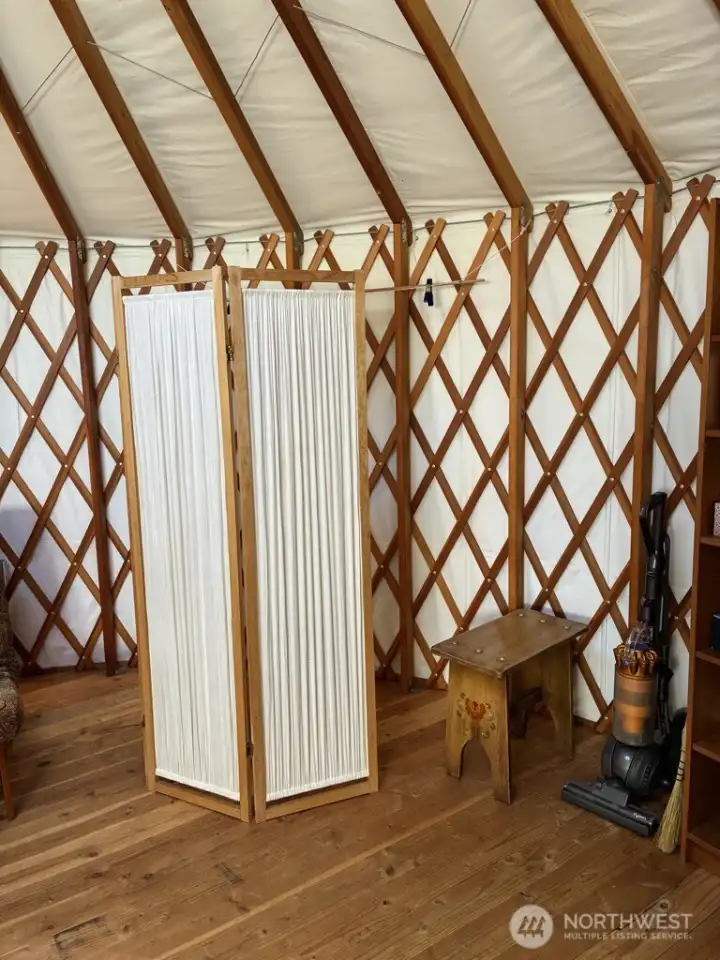 Yurt interior