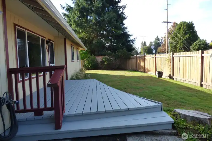 Porch to the front door.