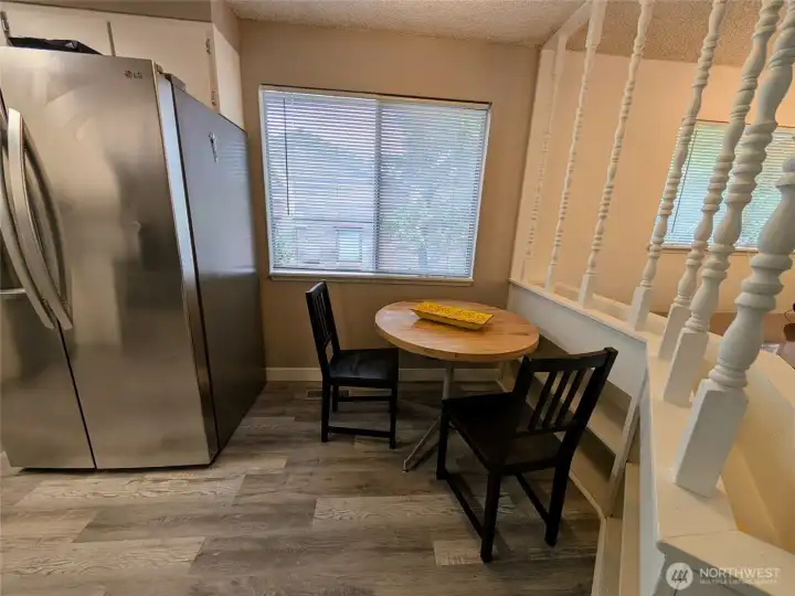 Eating nook by the kitchen on the main floor