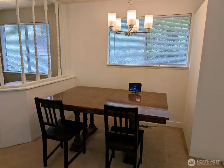 Dining area on the main floor