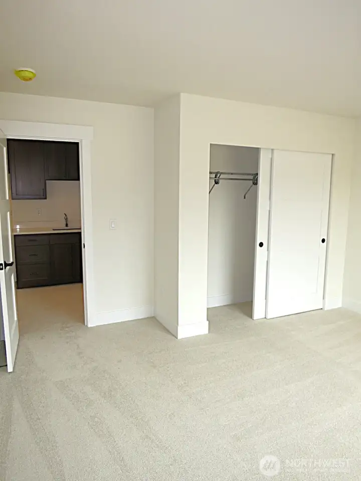 2nd view of downstairs bedroom.