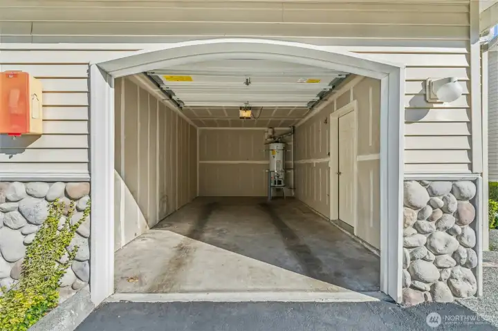 One car garage. Driveway parking available.