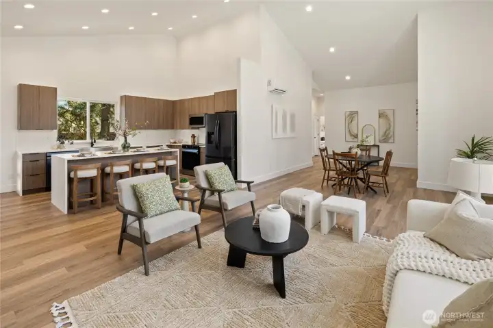 Open concept for all around enjoyment