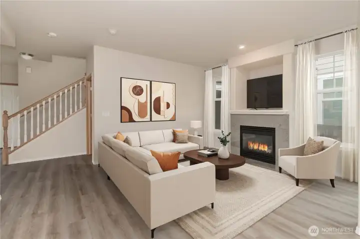 Virtually staged for illustration purposes.