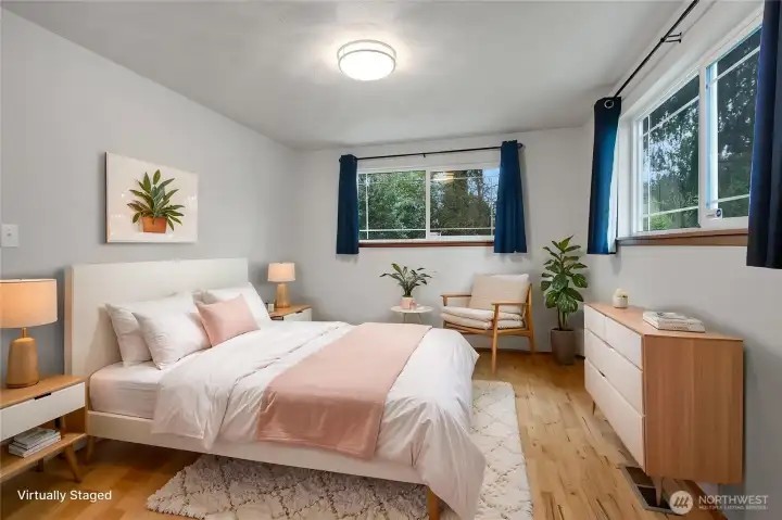 Primary Bedroom Virtually Staged