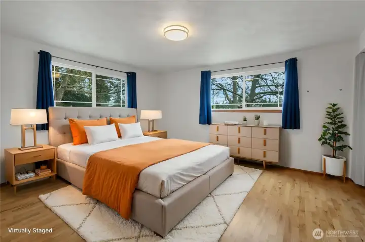 Primary Bedroom Virtually Staged