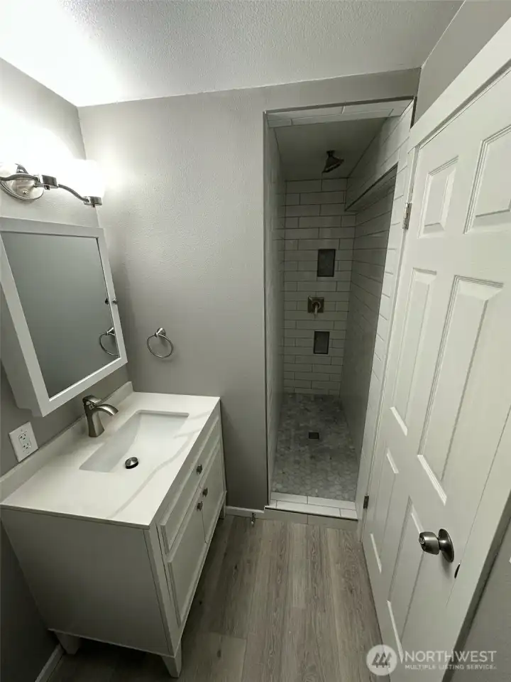 Custom tile shower