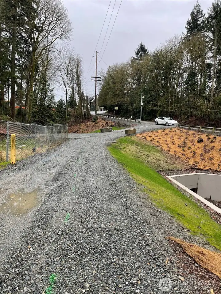 gravel road and 16th Ave S