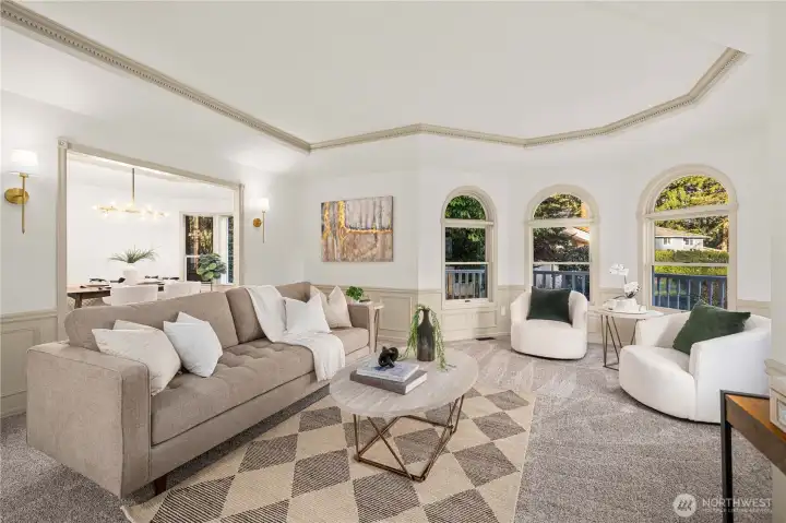 Living room off entry
