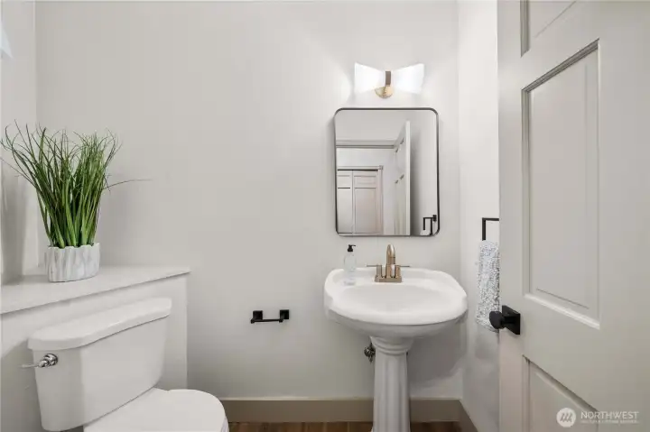Downstairs .5 bath