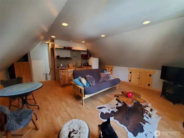 Space above garage