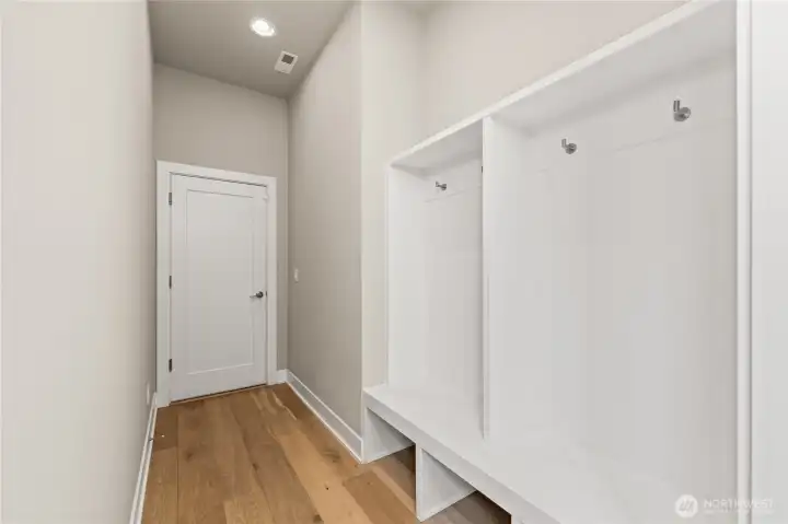 Garage entry Mudroom