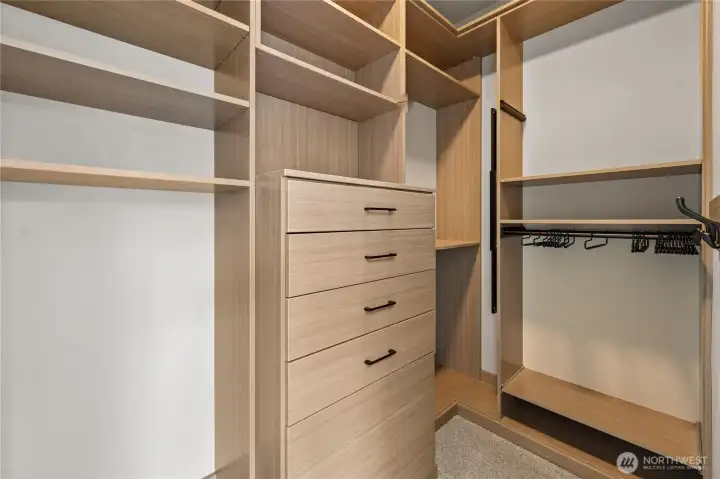 Custom Built walk in closet