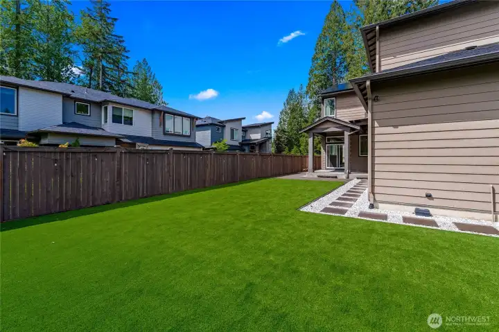 Beautifully Landscaped Backyard