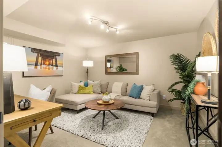 Bonus room on lower level, could be a 4th bedroom