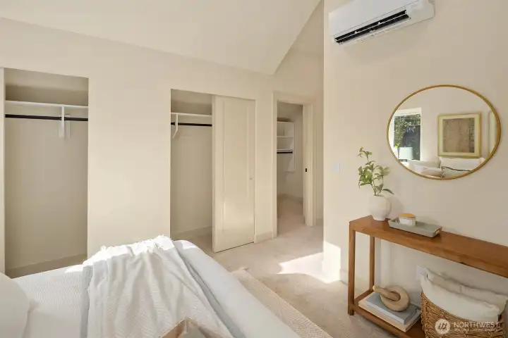 This one is special with the amount of storage! 2 closets, walk - in and also a storage room.