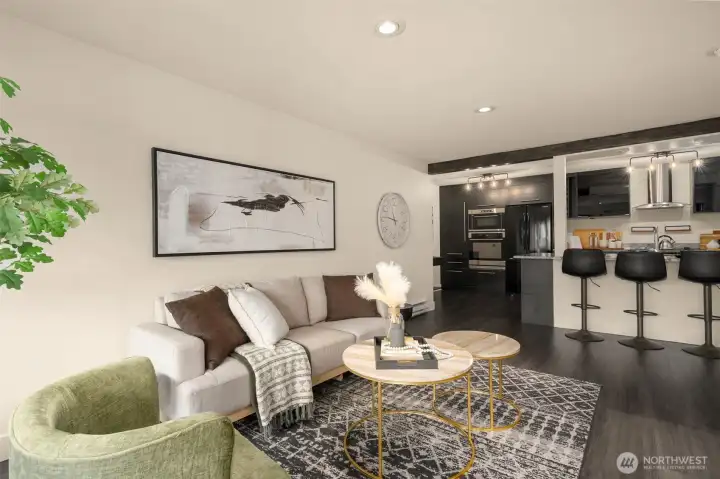Beautifully remodeled one-level condo with zero-step entry.